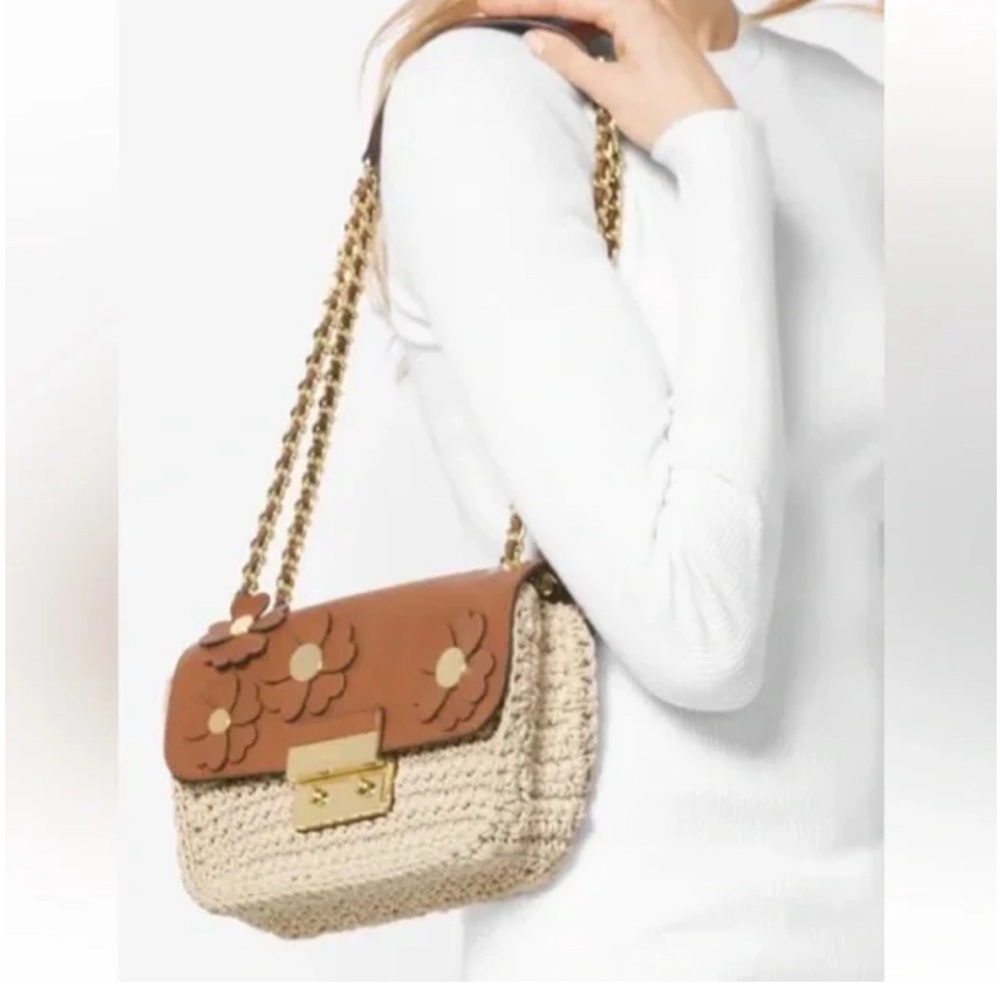 Michael Kors Flora Sloan Chain Large Shoulder/Crossbody Purse